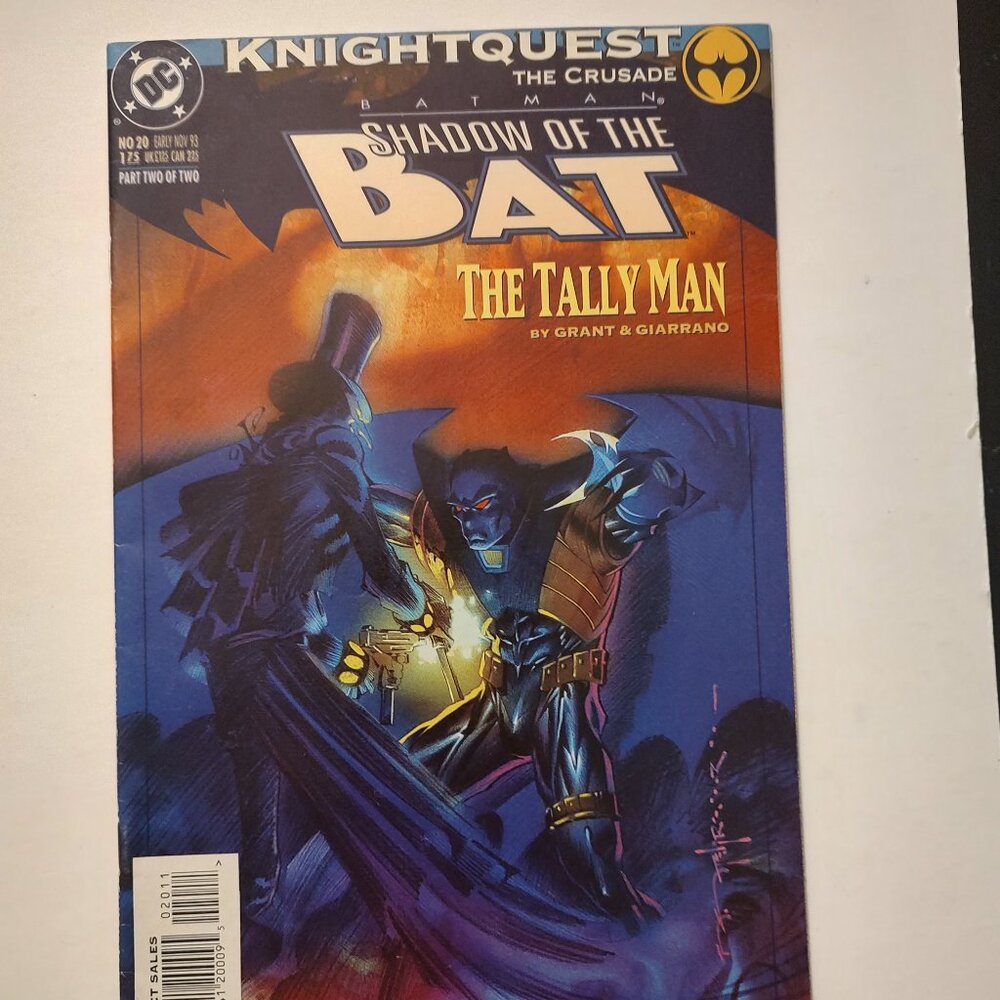BATMAN SHADOW OF THE BAT # 20 The Tally Man by Alan Grant     Knightquest